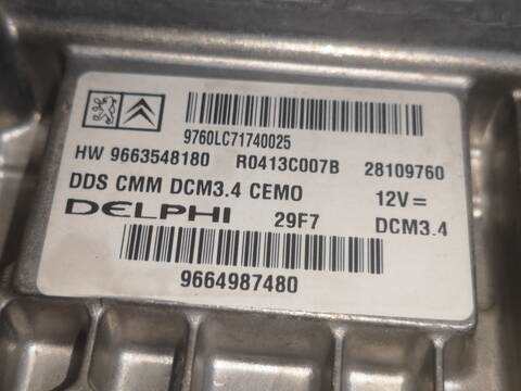 Foto 2ª: Centralita Motor ECU Peugeot 308 RHR (2007)