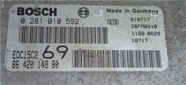 Centralita Motor ECU Peugeot 306 2.0 HDI 90