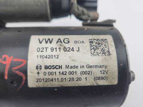 Foto 4ª: Motor de Arranque Audi A1 ATTRACTION 86CV 63KW [CBZA] (2012)
