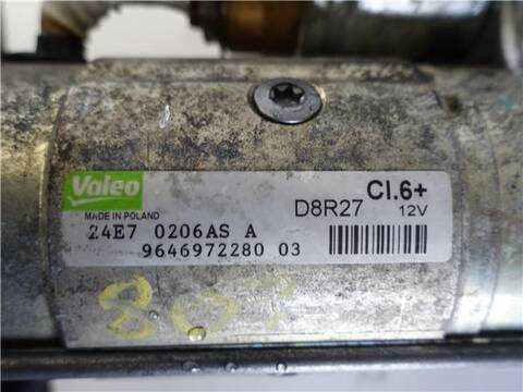 Foto 3ª: Motor de Arranque Peugeot 807 2.0 HDI 136CV 100KW [RHR (DW10BTED4)] (2007)