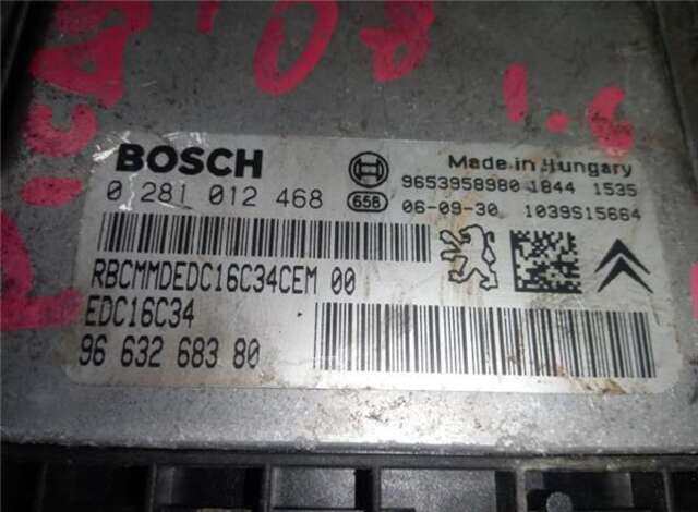 Centralita Motor ECU Citroen Xsara 1.6 HDI