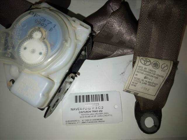 Foto 3ª: Cinturón Trasero Izquierdo Toyota Land Cruiser 3.0 D KDJ95 VX 5P [1KD-FTV] (2002)