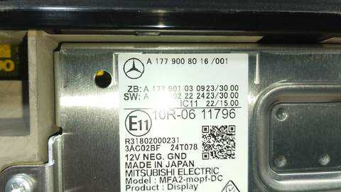 Foto 2ª: Cuadro de Instrumentos Mercedes Clase A 140 A 200 177.087) 163CV 120KW (2018)