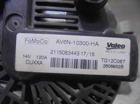 Foto 2ª: Alternador Ford Fiesta BLACK EDITION 82CV 60KW [SNJD] (2015)