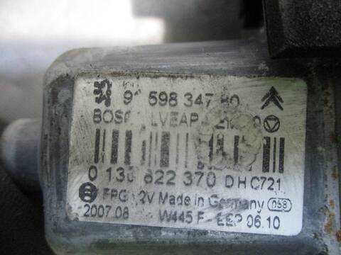 Foto 2ª: Elevalunas Manual Trasero Derecho Peugeot 308 SPORT 109CV 80KW [9HZ] (2007)