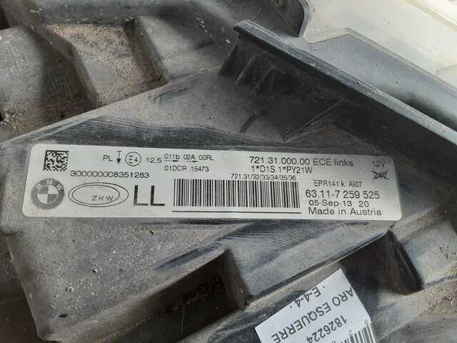 Foto 2ª: Faro Izquierdo Bmw Serie 3 315 2.0 DI 143CV BERLINA 0CV [N47D20C] (2013)
