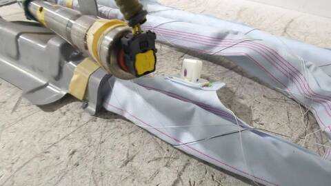 Foto 3ª: Airbag Cortina Delantero Derecho Toyota Auris 1.6 ZRE151_) 124CV [1ZR-FE] (2006)