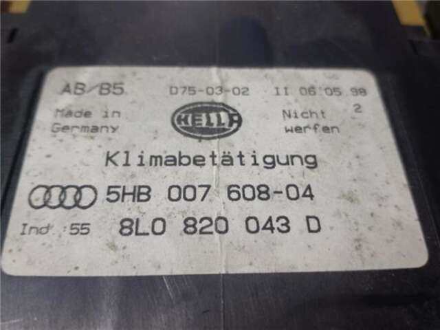 Foto 2ª: Mando Climatizador Audi A3 1.9 TDI AMBIENTE [1.9 LTR. - 81 KW TDI] [AHF]