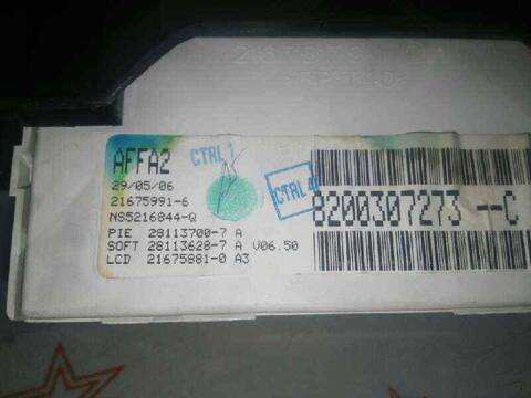 Pantalla Multifuncion Renault Clio BUSINESS 86CV 63KW