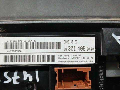 Foto 3ª: Cuadro de Instrumentos Citroen C4 G CACTUS FEEL [HN05] (2019)