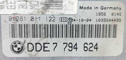 Foto 2ª: Centralita Motor ECU Bmw Serie 3 315 2.0 16V DIESEL CAT 150CV (1998)