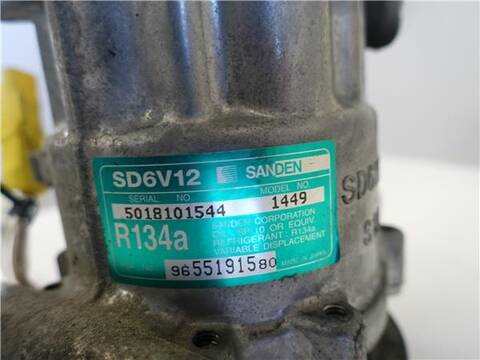 Foto 3ª: Compresor Aire Acondicionado Peugeot 307 1.6 HDI 110 109CV 80KW [9HY (DV6TED4)] (2005)