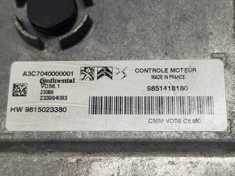Foto 3ª: Centralita Motor ECU Peugeot 2008 ALLURE