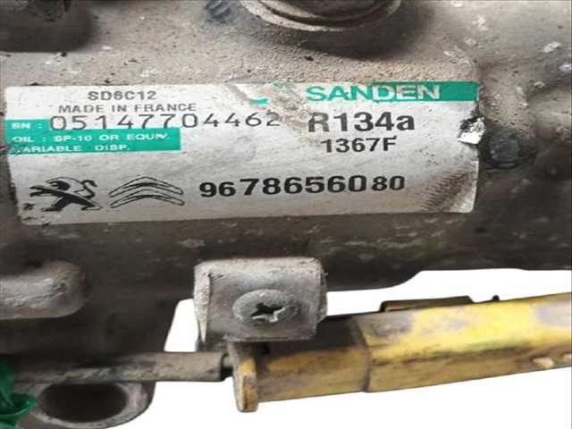 Foto 2ª: Compresor Aire Acondicionado Peugeot 207 1.4 HDI 68CV (2006)