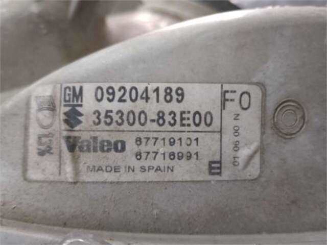 Foto 3ª: Faro Izquierdo Opel Agila 1.2 BÁSICO [1.2 LTR. - 55 KW 16V CAT (Z 12 XE - LW4)]