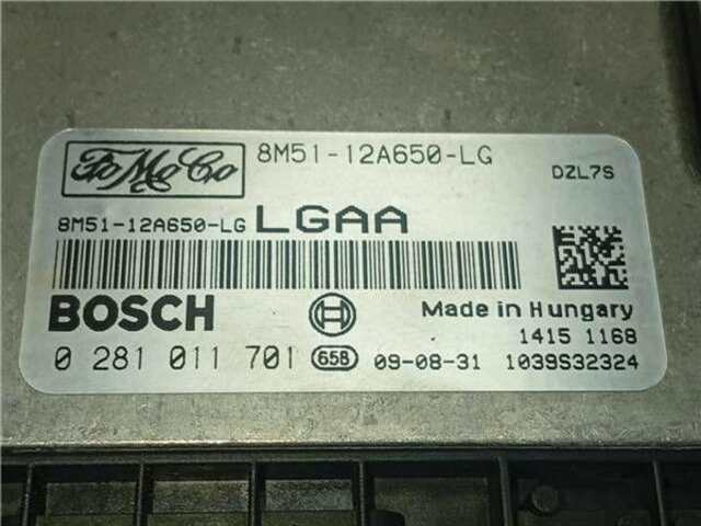 Foto 2ª: Centralita Motor ECU Ford Focus 1.6 TITANIUM [1.6 LTR. - 66 KW TDCI CAT]