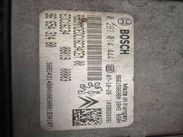 Foto 3ª: Centralita Motor ECU Citroen Nemo 1.4 HDI 68CV 50KW [8HS] (2008)