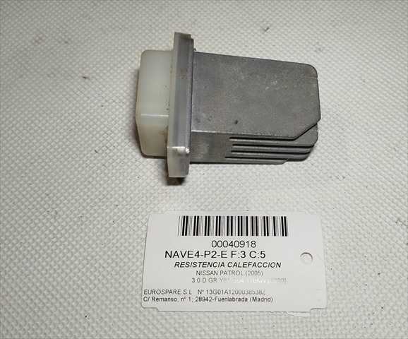 Foto 3ª: Calefacción Nissan Patrol 3.0 D GR Y61 GU4 [ZD30] (2005)