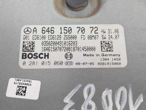 Foto 2ª: Centralita Motor ECU Mercedes Vito 115 CDI COMPACTO 639.601) (2004)