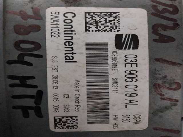 Foto 2ª: Centralita Motor ECU Seat Ibiza 1.2 G [CGP] (2013)