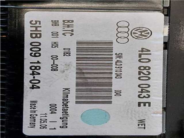 Foto 3ª: Mando Climatizador Audi Q7 3.0 TDI 233CV 171KW [BUG] (2006)