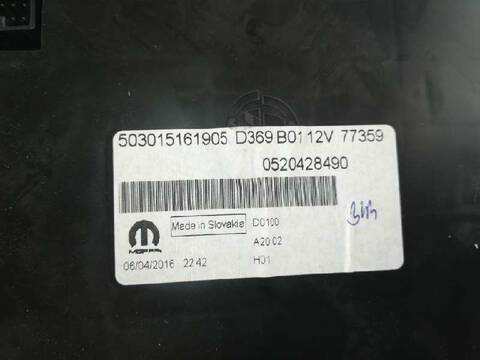 Foto 3ª: Cuadro de Instrumentos Fiat Doblo EASY 120CV 88KW [940C1000] (2016)