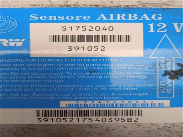 Foto 2ª: Centralita Airbag Fiat Idea 1.3 JTD CAT 69CV 51KW [188A9000] (2004)