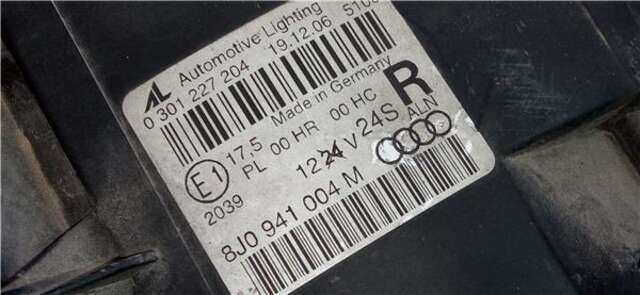 Foto 2ª: Faro Derecho Audi Tt 2.0 TFSI COUPE [2.0 LTR. - 147 KW 16V TFSI] [BWA]