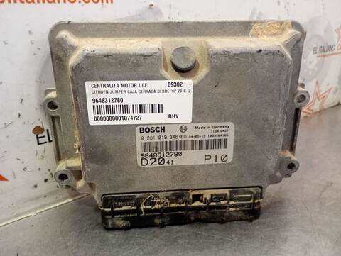 Centralita Motor ECU Citroen Jumper 29 C 2.0 HDI - - 85 84CV 62KW CAJA CERRADA