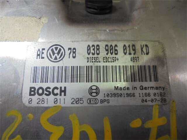 Foto 2ª: Centralita Motor ECU Volkswagen Passat 1.9 TDI (131 CV) [AVF]