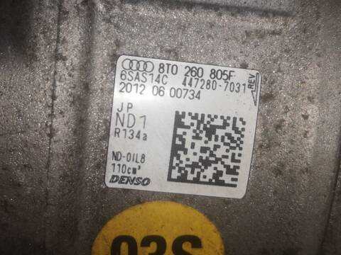 Foto 3ª: Compresor Aire Acondicionado Audi A4 CJCA AVANT (2012)