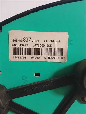 Foto 3ª: Centralita Motor ECU Peugeot 206 2.0 GASOLINA [G/RFN] (2002)