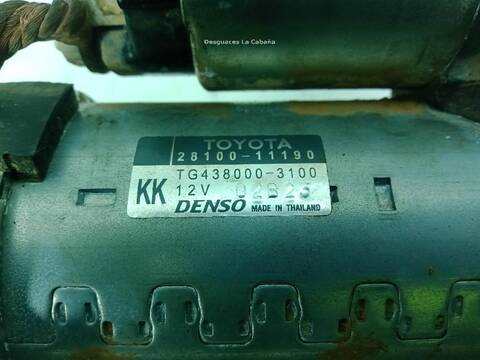 Foto 2ª: Motor de Arranque Toyota Land Cruiser 2.8 D-4D GDJ150_ GDJ155_) [1GD-FTV] (2009)