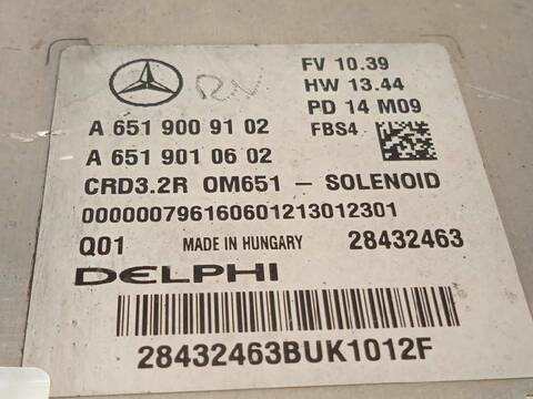 Foto 4ª: Centralita Motor ECU Mercedes Clase E 180 E 300 BLUETEC HYBRID 212.298) 204CV 150KW FAMILIAR [651924] (2014)
