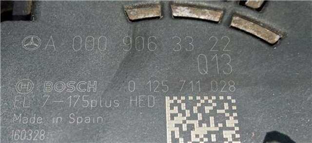 Alternador Mercedes Clase A 140 2.1 A 200 CDI - D (176.008) [2.1 LTR. - 100 KW CDI CAT]