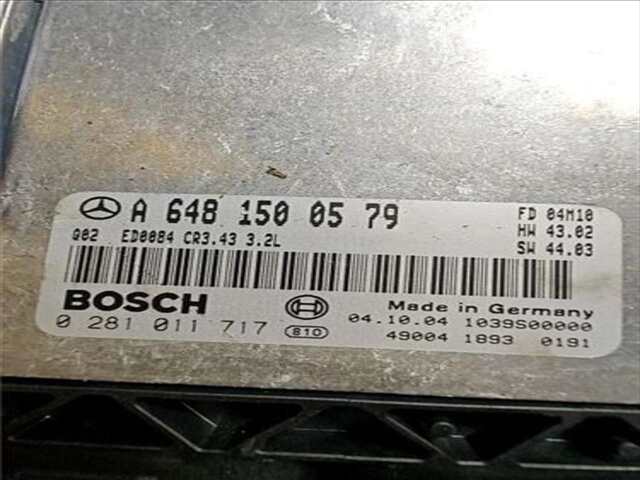 Centralita Motor ECU Mercedes Clase E 180 3.2 E 320 CDI (211.026) [3.2 LTR. - 150 KW CDI CAT]