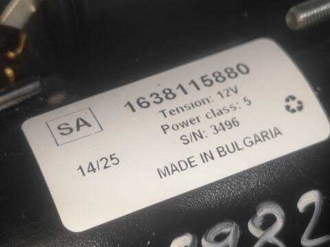 Foto 2ª: Motor de Arranque Peugeot Partner BHY (2018)