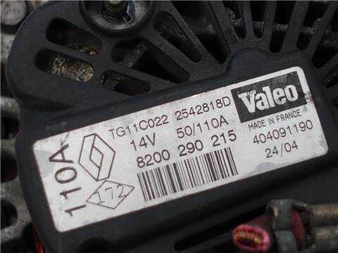 Foto 3ª: Alternador Renault Megane 1.9 DCI LM0G LM1G LM2C) 120CV 88KW II SEDAN LM0/1_) [D/ F9Q B8] (2004)