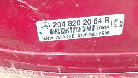 Foto 3ª: Piloto Trasero Derecho Mercedes Clase C 160 C 220 CDI 204.008) BERLINA 170CV 125KW [OM646811] (2008)