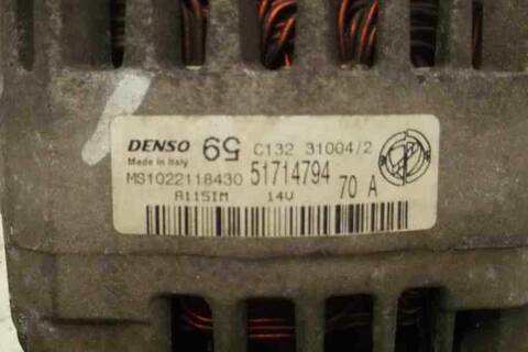Foto 4ª: Alternador Fiat Punto 1.2 8V ACTIVE BERLINA 60CV 44KW [188A4000] (2005)