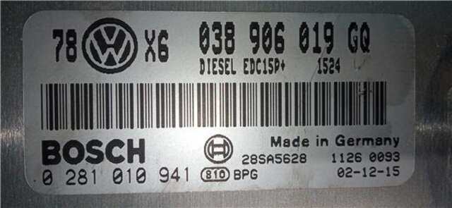 Centralita Motor ECU Volkswagen Passat 1.9 TDI