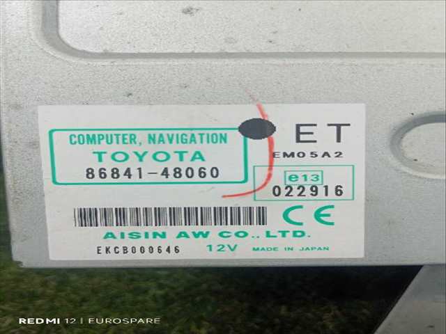 Foto 2ª: Sistema Audio Radio CD Lexus RX 3.5 G 350 AUTO [2GR-FE] (2006)