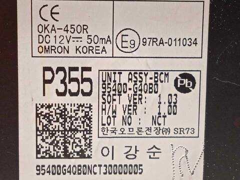 Foto 4ª: Centralita Motor ECU Hyundai i30 1.0 T-GDI 120CV 88KW [G3LC] (2018)