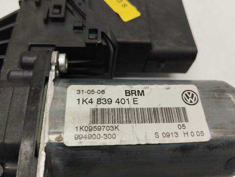Foto 2ª: Elevalunas Eléctrico Trasero Izquierdo Volkswagen Golf GT BERLINA 170CV 125KW [BLG] (2006)