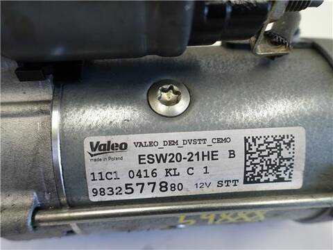 Foto 3ª: Motor de Arranque Peugeot Rifter 1.5 ACCESS LONG 102CV 75KW [YH01] (2021)