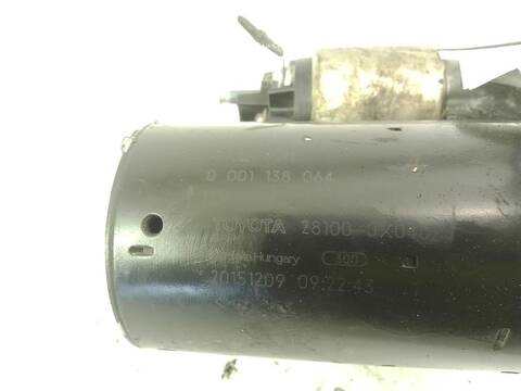 Foto 2ª: Motor de Arranque Toyota Avensis 2.0 D-4D WWT271_) [2WW] (2009)
