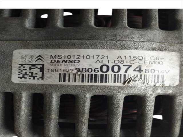 Alternador Peugeot 208 1.2 VTI 82 82CV