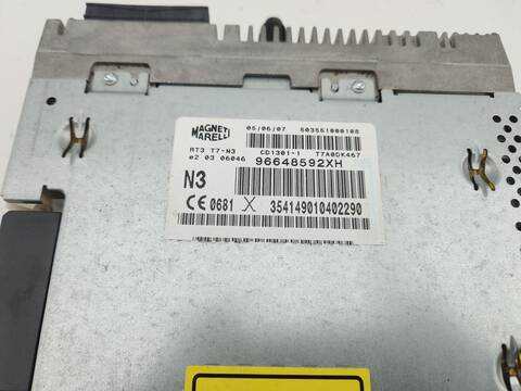Foto 3ª: Sistema Audio Radio CD Peugeot 308 1.6 16V 150CV 110KW [5FX] (2007)