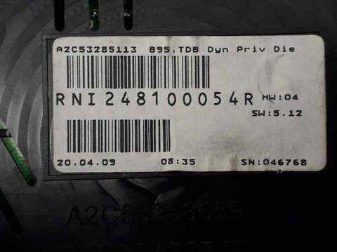 Foto 2ª: Cuadro de Instrumentos Renault Megane 1.5 DCI DIESEL BERLINA 106CV 78KW III BERLINA 5 P (2009)