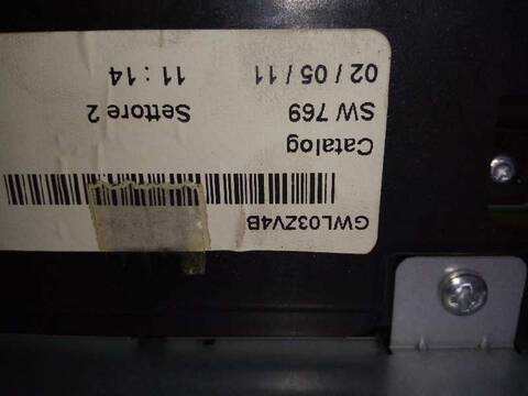 Foto 2ª: Sistema Audio Radio CD Lancia Delta STEEL 105CV 77KW [944A3000] (2011)